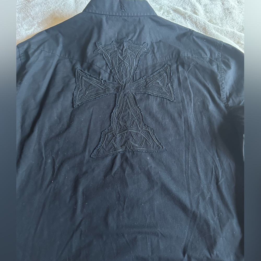 Rock&Roll cowboy man button down long sleeve - Picture 4 of 10